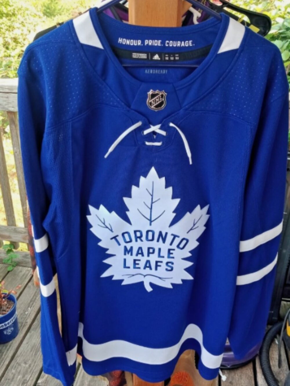(52)Toronto Maple Leafs Adidas NHL Hockey Jersey